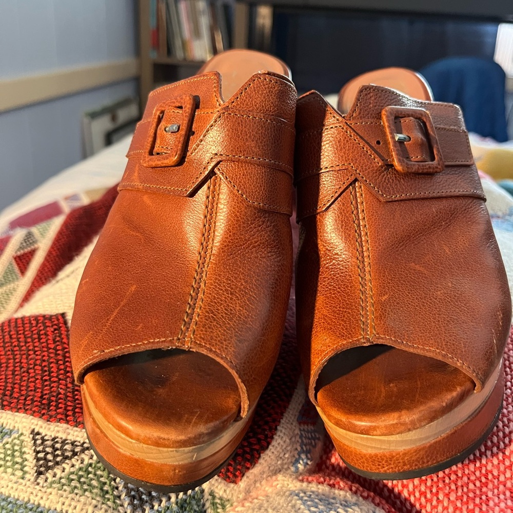Robert Clergerie high heel clog size 7